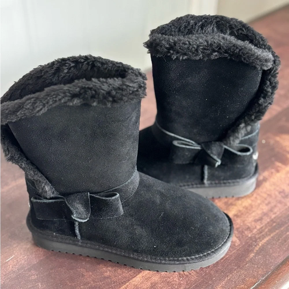 Koolaburra by UGG Suede Bow Short Boots - Arlena_11